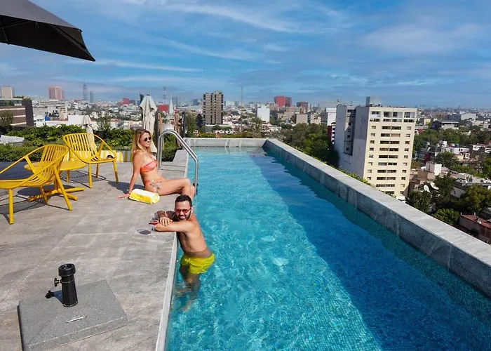 Design Rooftop Pool, Gym, Bbq Apartment Mexico City